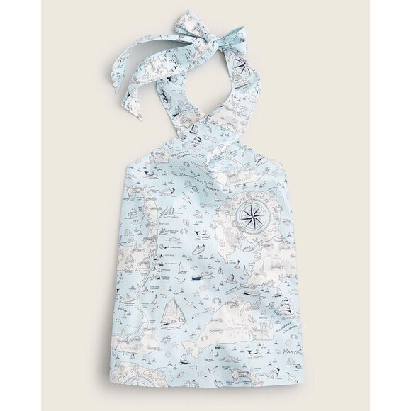 🎁 NWT J.Crew Collection Halter top in Ratti® compass print - Picture 1 of 10